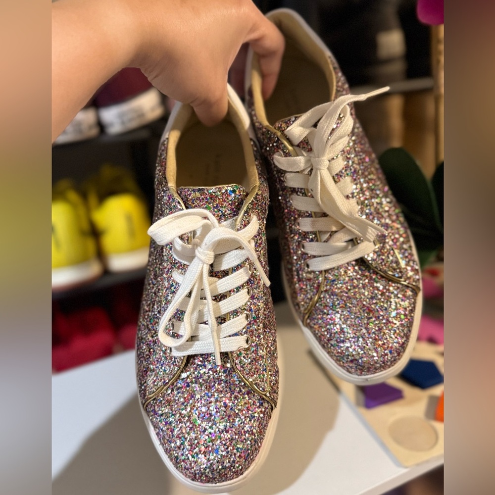 Kate Spade Multicolor Glitter Sneakers